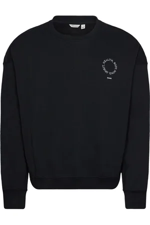Björn Borg Borg Over D Crew Sport Men Sport Clothing Sport Sweat-shirts & Hoodies Sport Sweat-shirts Black