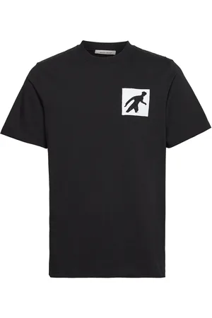 WoodWood Wwbobby St Age T-Shirt Tops T-shirts Short-sleeved Black
