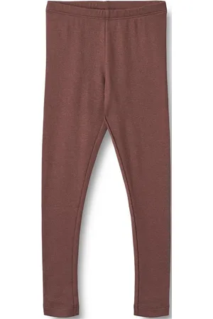 WHEAT Rib Leggings Maddy Bottoms Leggings Brown