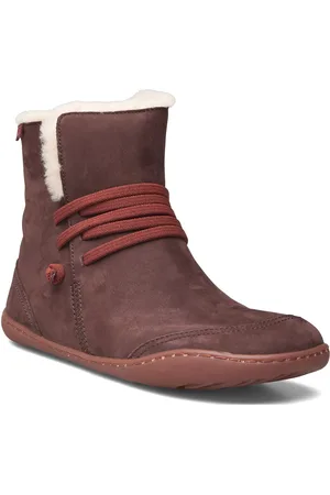 Camper Peu Cami Shoes Boots Ankle Boots Ankle Boots Flat Heel Brown