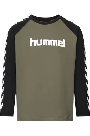 Hummel Hmlboys T-Shirt L/S Sport T-shirts Long-sleeved T-shirts Green
