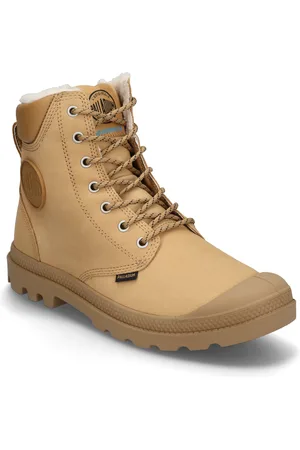 Palladium Pampa Sport Cuff Wps Shoes Boots Ankle Boots Laced Boots Beige