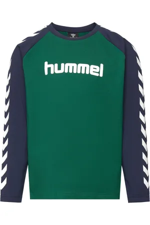 Hummel Hmlboys T-Shirt L/S Sport T-shirts Long-sleeved T-shirts Green