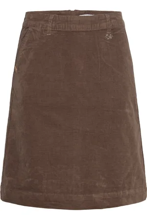 Claire Woman Cwnadia - Skirt Skirts Short Skirts Brown