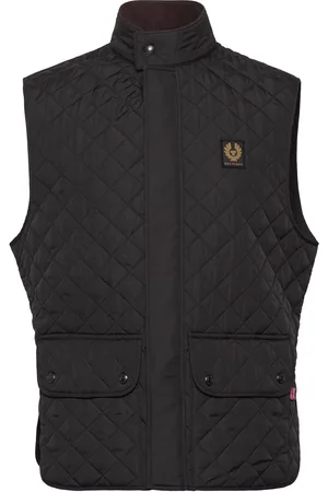 Belstaff Icon Gilet Dark Ink Designers Vests Black
