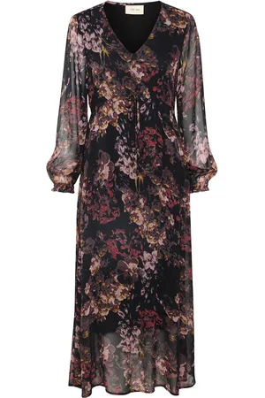 Cream Crannu Dress Maksimekko Juhlamekko Black