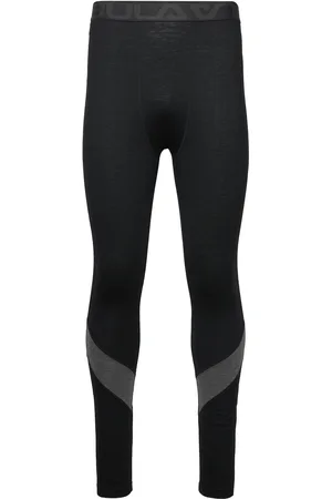 Bula Retro Merino Wool Pants Bottoms Base Layer Bottoms Black