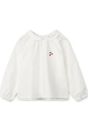 Liewood Rhea Top Tops Shirts Long-sleeved Shirts White