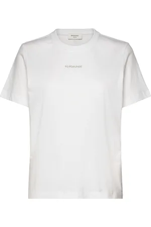 Rosemunde T-Shirt W/ Embroidery Tops T-shirts & Tops Short-sleeved White