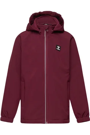 Hummel Hmlmars Softshell Jacket Outerwear Softshells Softshell Jackets Burgundy