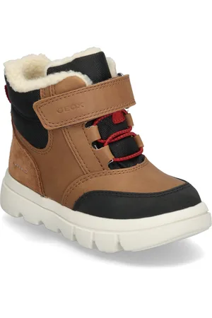 Geox B Willaboom Boy B Ab Talvikengät Tarroilla Beige