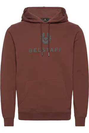 Belstaff Signature Hoodie Designers Sweat-shirts & Hoodies Hoodies Brown