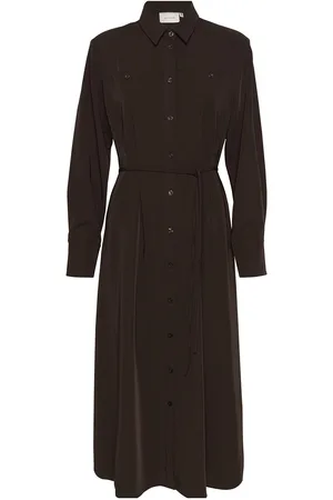 Gestuz Malenagz Dress Polvipituinen Mekko Brown