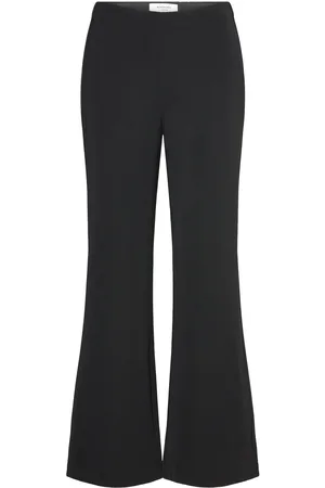 Rosemunde Casual Trousers Bottoms Trousers Flared Black