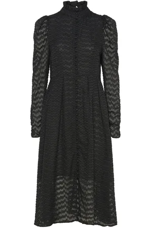 Crās Dorettacras Dress Polvipituinen Mekko Black