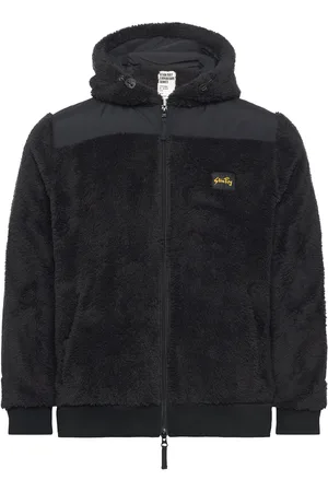 Stan Ray Fleece Zip Hood Designers Sweat-shirts & Hoodies Fleeces & Midlayers Black