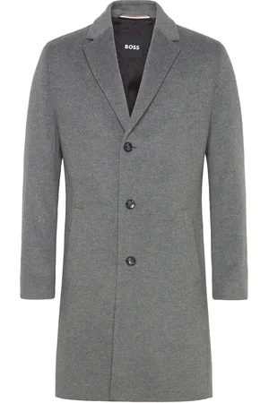 HUGO BOSS H-Hyde-C-244 Villakangastakki Pitkä Takki Grey