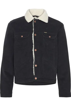 Wrangler 124Mj Sherpa Farkkutakki Denimtakki Black
