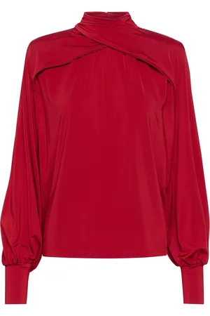 Gestuz Soffigz P Ls Blouse Tops Blouses Long-sleeved Red