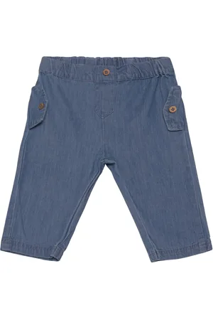 EN FANT Pants Chambray Bottoms Trousers Navy