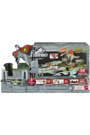 Jurassic World Crushivores Spinosaurus Cage Crasher Toys Playsets & Action Figures Animals Multi/patterned