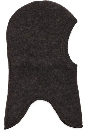 Mikk-Line Wool Fullface Accessories Headwear Balaclava Brown