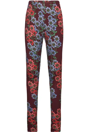 Mini Rodini Daisys Aop Leggings Bottoms Leggings Multi/patterned