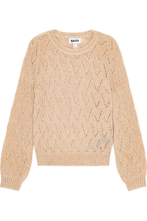Molo Ginger Tops Knitwear Pullovers Beige