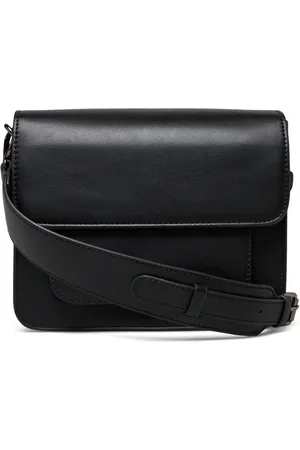 Hvisk Cayman Pocket Structure Bags Crossbody Bags Black