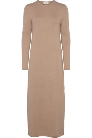 Bruun & Stengade Bs Janita Regular Fit Dress Dresses Knitted Dresses Beige