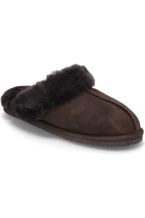 Rosemunde Rhbrisbane Shearling Reversed Slipp Aamutossut Tohvelit Brown