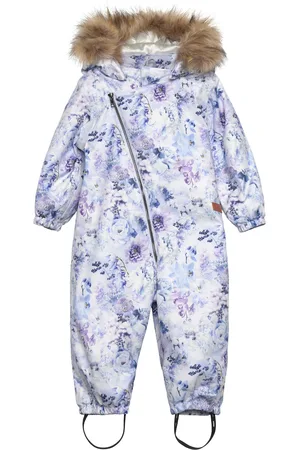 Gugguu Print Snowsuit Outerwear Coveralls Snow-ski Coveralls & Sets Purple