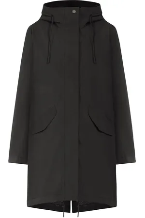 Didriksons Annabell Wns Parka Outerwear Parka Coats Black