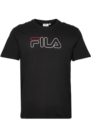 Fila Sofades Logo Tee Tops T-shirts Short-sleeved Black