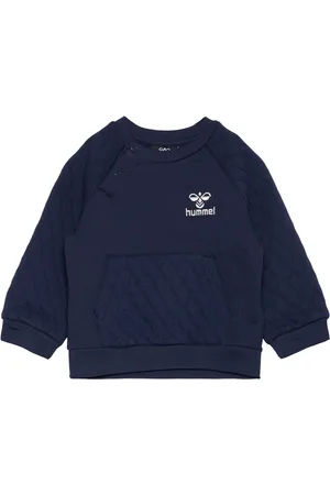 Hummel Hmlosvaldo Sweatshirt Tops Sweat-shirts & Hoodies Sweat-shirts Navy
