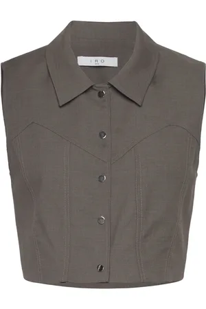 IRO Olissa Tops T-shirts & Tops Sleeveless Brown