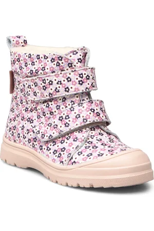 ANGULUS Boots - Flat - With Velcro Talvikengät Tarroilla Pink