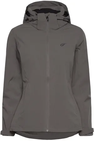 Five Seasons Calea Jkt W Sport Women Sport Clothing Sport Outerwear Sport Jackets Sport Outdoor Jackets Grey