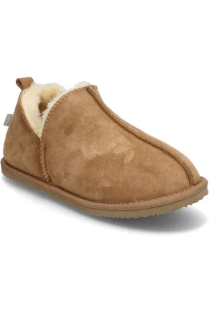 Rosemunde Rhbrisbane Shearling Boot Slippers Aamutossut Tohvelit Brown