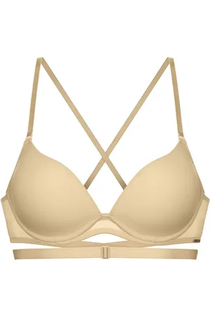 Dorina Michelle/Solution Plunge Lingerie Bras & Tops Wired Bras Beige