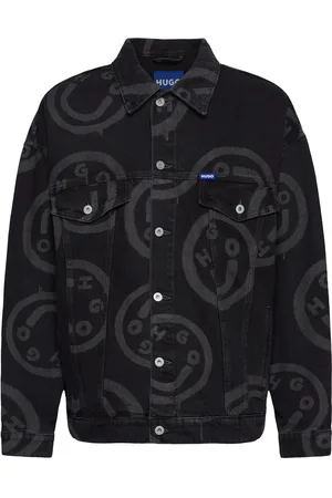 Hugo Blue Wes Farkkutakki Denimtakki Black