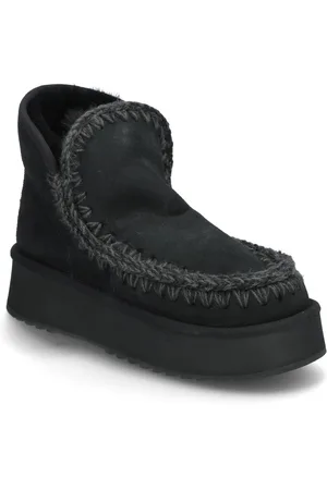 Mou Mini Eskimo Platform Boot Designers Wintershoes Black
