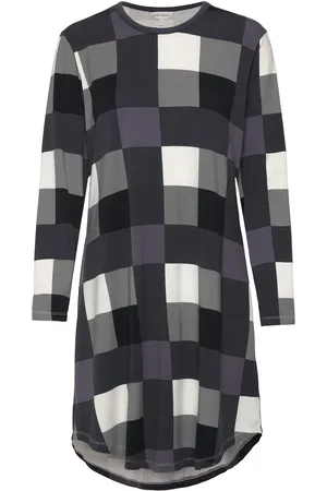 Lady Avenue Bamboo Long Sleeve Nightdress Yöpaita Navy