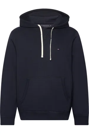 Tommy Hilfiger Essential Fleece Hoody Tops Sweat-shirts & Hoodies Hoodies Navy