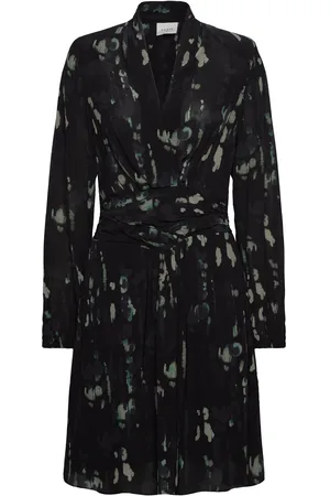 Dante 6 Pallas Printed Mini Dress Lyhyt Mekko Black