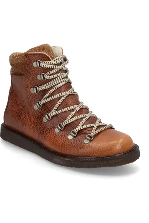 ANGULUS Boots - Flat - With Laces Shoes Boots Ankle Boots Laced Boots Brown