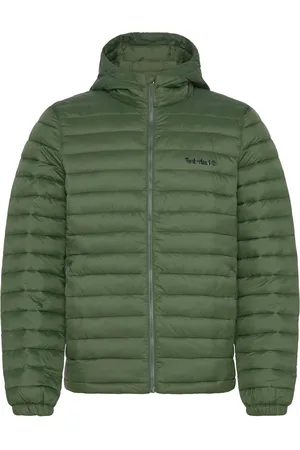Timberland Axis Peak Durable Water Repellent Hooded Jacket Black Forest Green Designers Jackets Padded Jackets Khaki Green