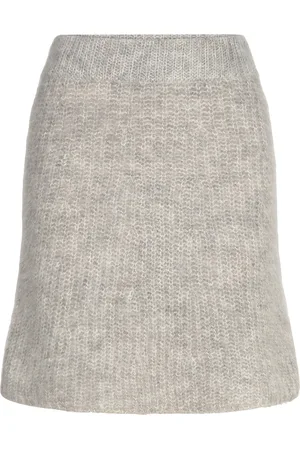 MSCH Mschannalisa Skirt Skirts Knee-length & Midi Skirts Grey