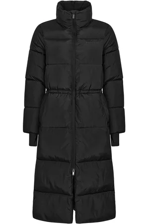 Röhnisch Pebble Drawstring Coat Vuorillinen Takki Topattu Takki Black