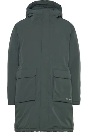 Les Deux Channing Padded Parka Coat Parka Takki Khaki Green